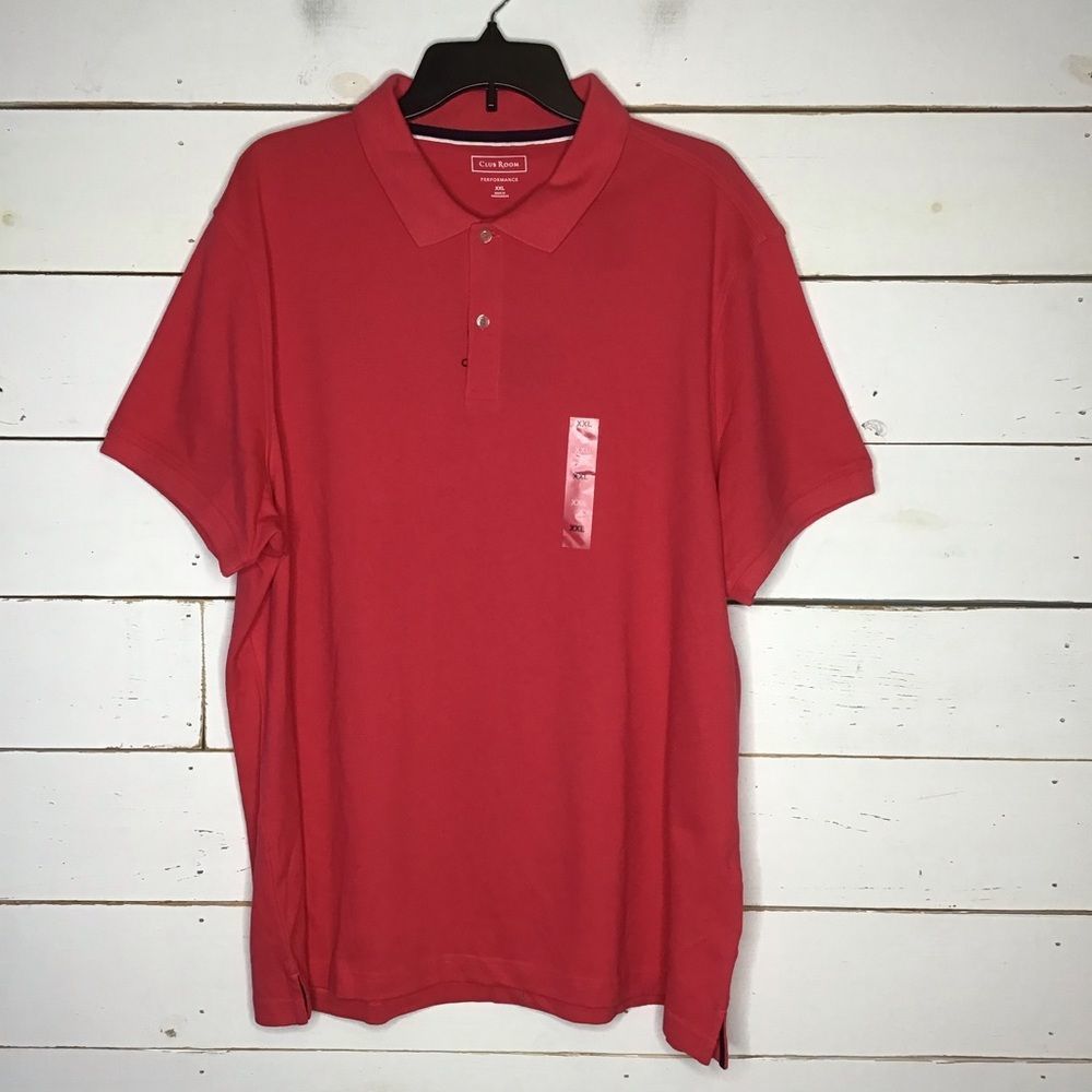 New Clubroom Pique Polo Shirt Performance Rose